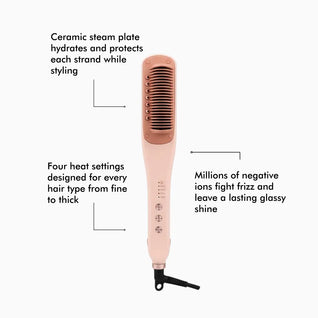 Steam Straightener Brush